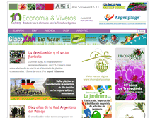 Tablet Screenshot of economiayviveros.com.ar